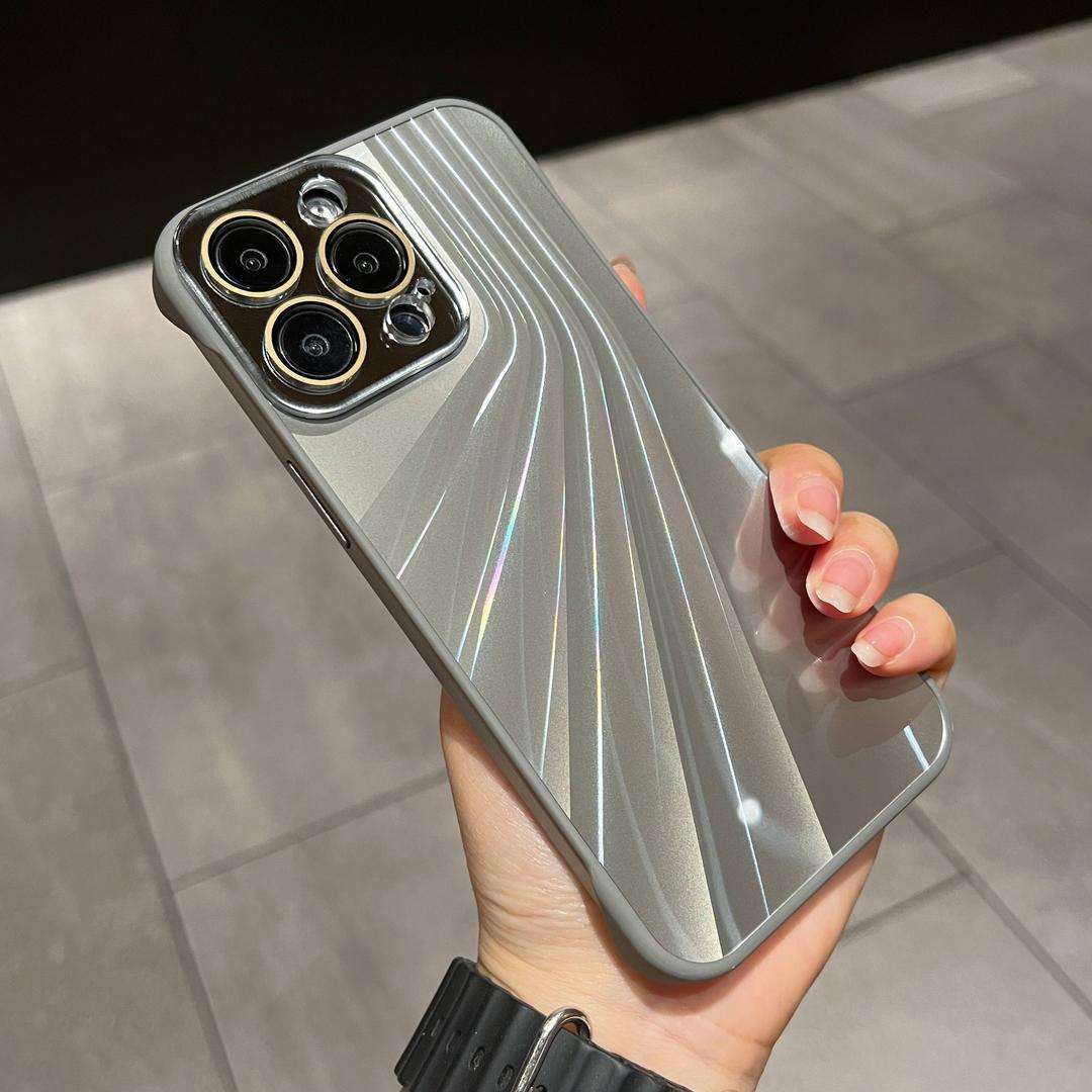 Ultra Slim Borderless Colorful Streamer iPhone Case