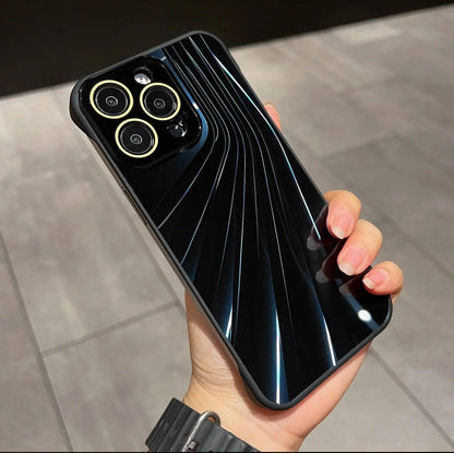 Ultra Slim Borderless Colorful Streamer iPhone Case